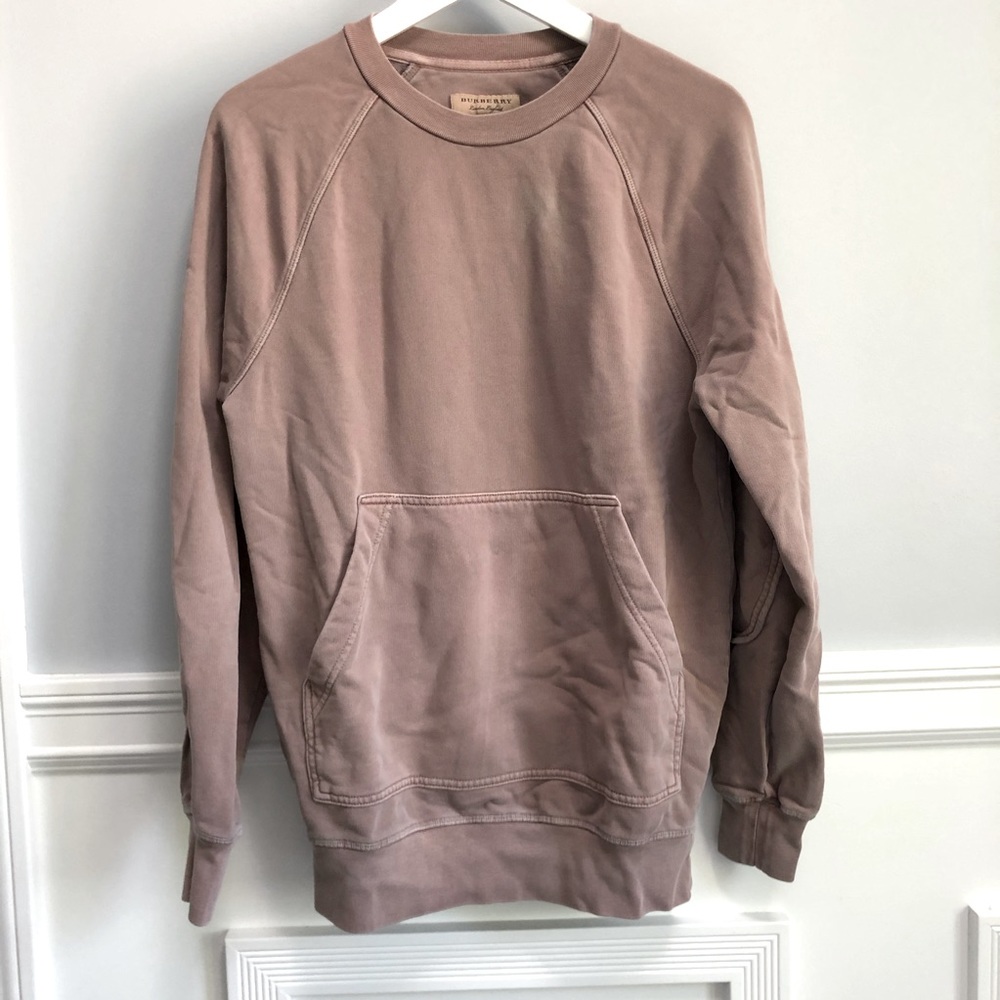 Burberry long sweatshirt XS Mauve
